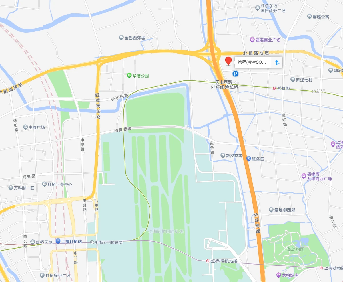 携程总部位置图